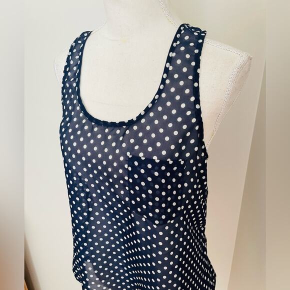Charming Charlie Polka Dot Blouse - Picture 2 of 4